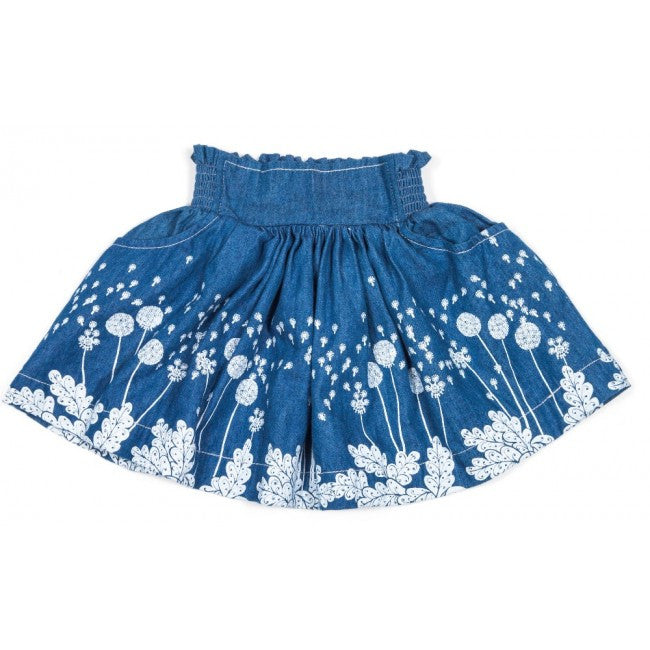 Little Wings Shirred Skirt - Dandelions