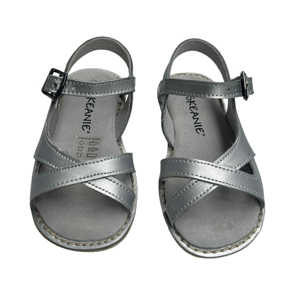 Skeanie Cross-Over Sandal (Silver) S.30