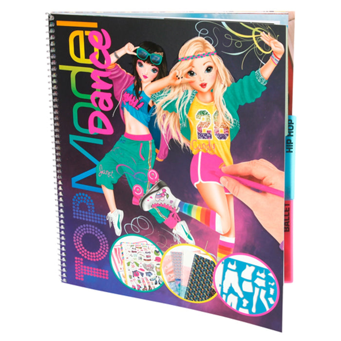 Top Model Dance Colouring Book