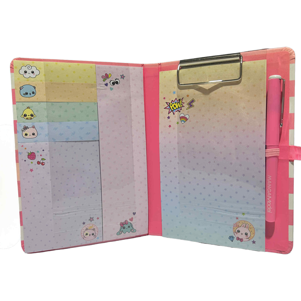 Manga Model - Notes to Go Pink Stripe