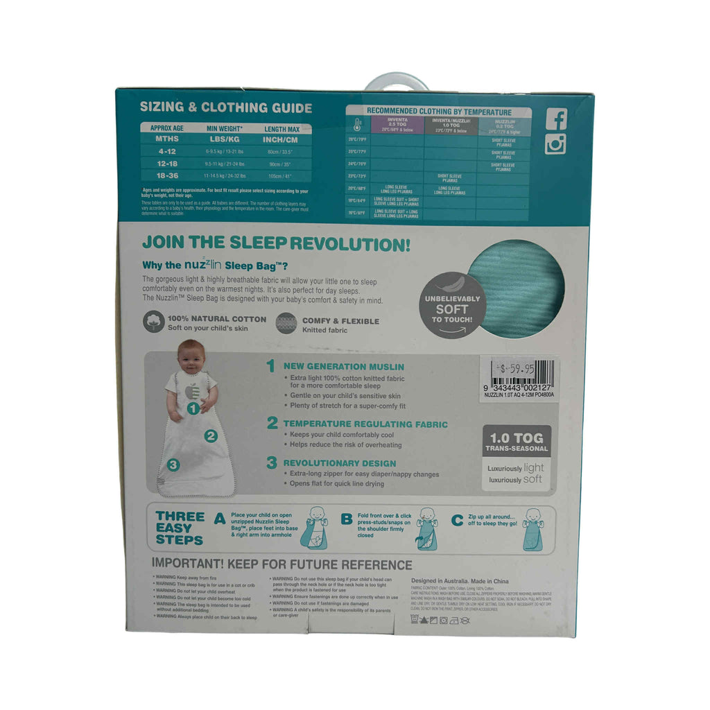 Nuzzlin Sleep Bag 1.0 TOG