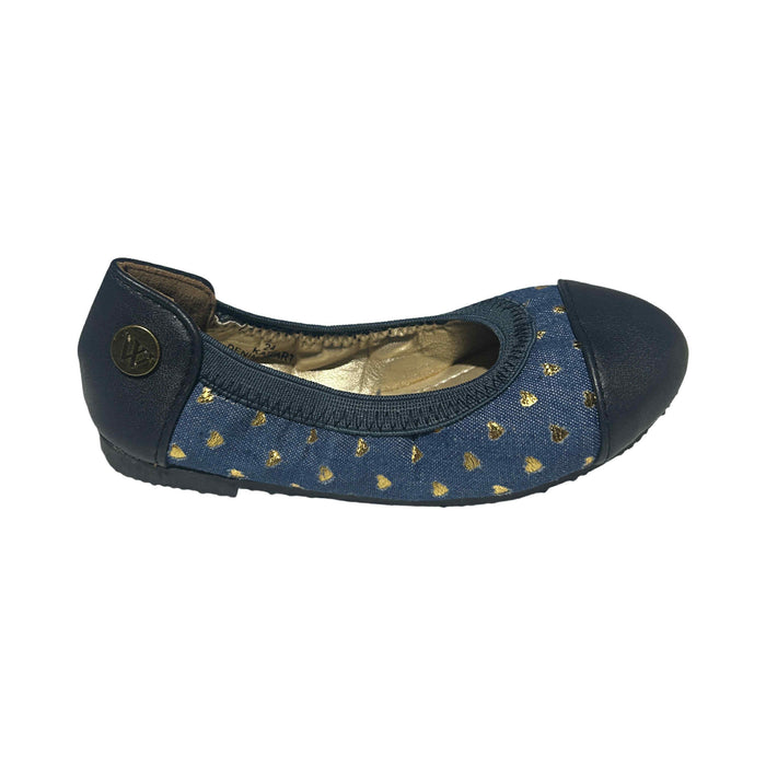 Walnut Kate Denim Heart (Navy Gold) S.24