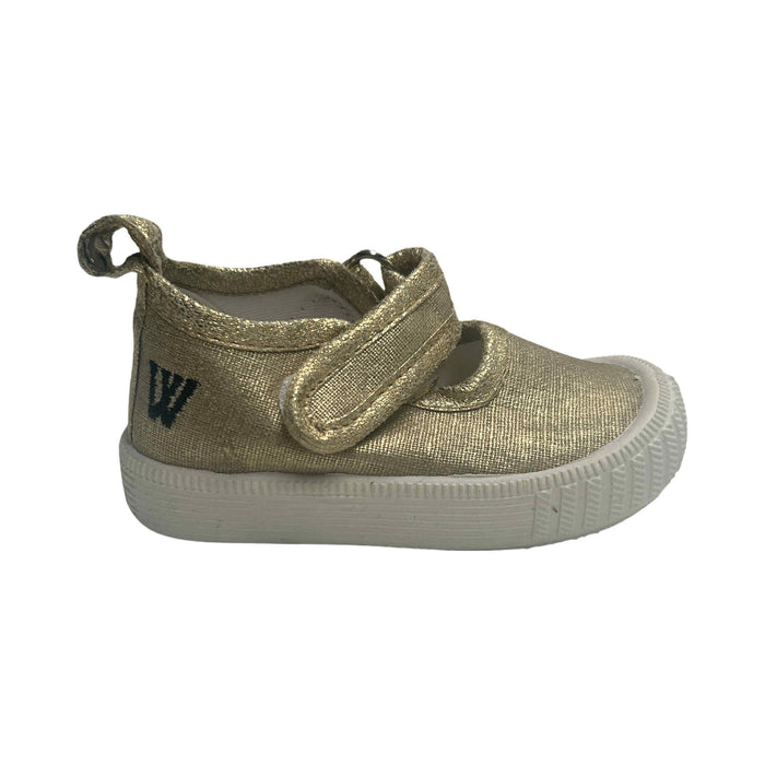 Walnut Mary Jane (Lurex Gold) S.21
