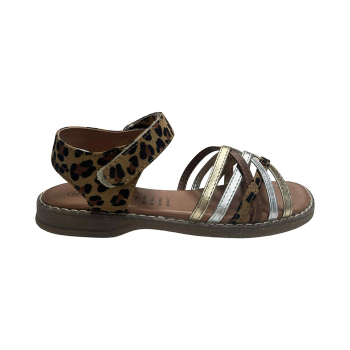 Walnut Willow Sandal (Leopard Metallic) S.35