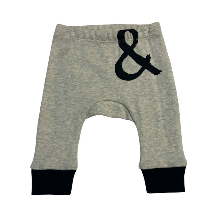 M&M Drop Crotch pants - Ampersand p/m Grey/black