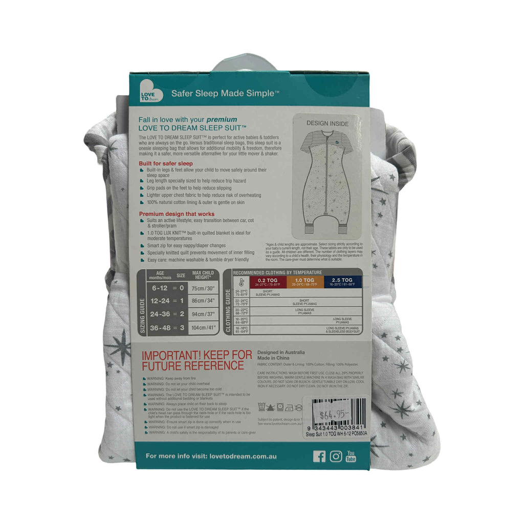 Sleep Suit 1.0 TOG