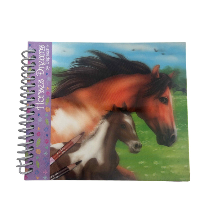 Horse Dreams Pocket Colouring Book