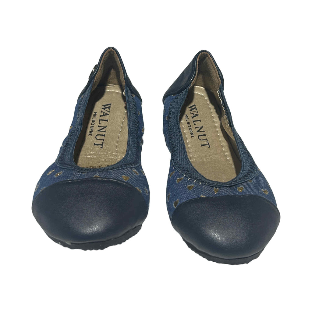 Walnut Kate Denim Heart (Navy Gold) S.24