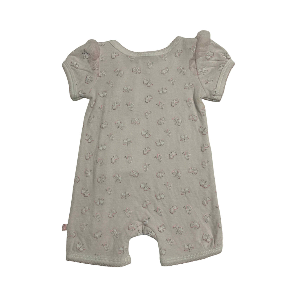Bebe Gigi Print S/S Zip Romper