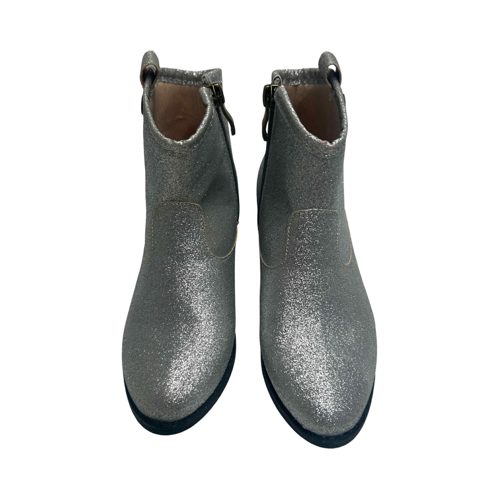 Walnut Stella Sparkle Boot (Silver) S.32