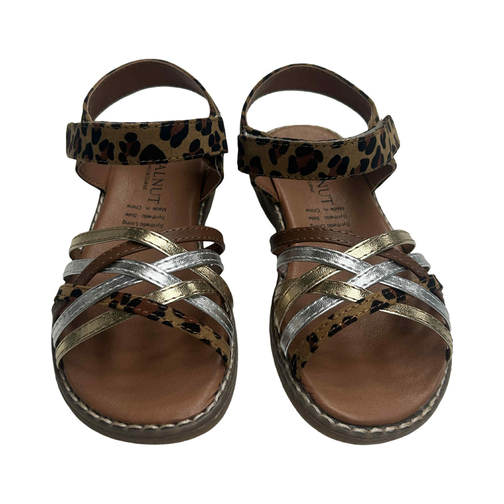 Walnut Willow Sandal (Leopard Metallic) S.32