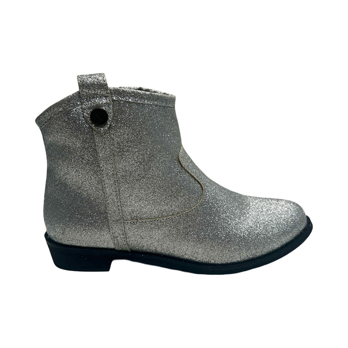 Walnut Stella Sparkle Boot (Silver) S.33
