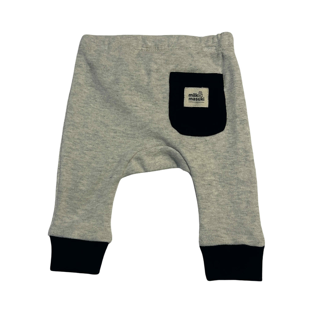 M&M Drop Crotch pants - Ampersand p/m Grey/black