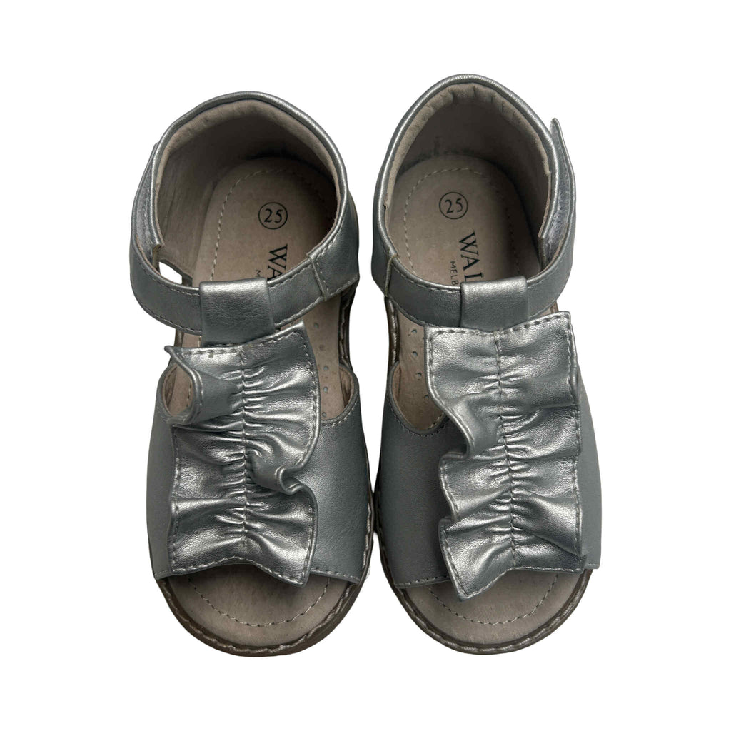 Walnut Marigold Sandal (Silver)