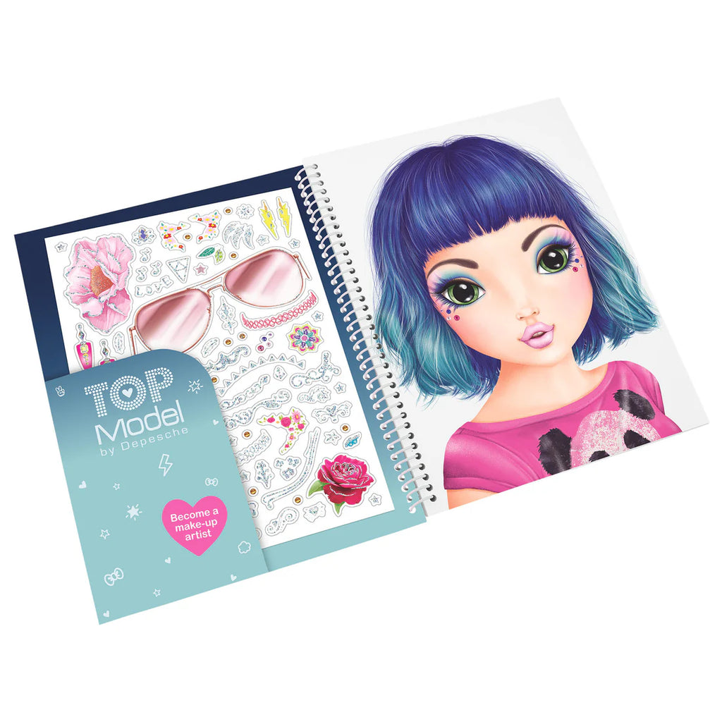 Top Model Make Up Colouring Book