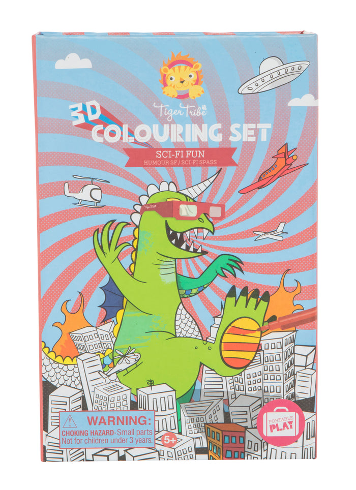 3D Colouring Set - Sci-Fi Fun