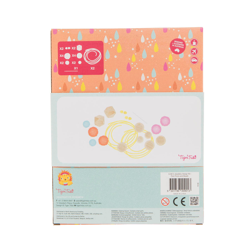 Jewellery Design Kit - Pom Poms and Beads