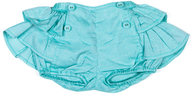 Little Wings Frilled Bloomers - Mint