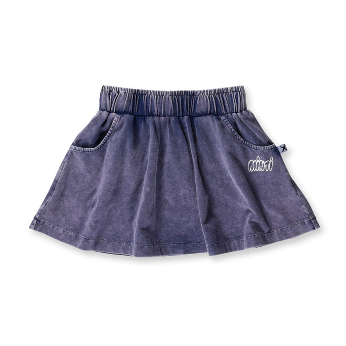 Minti Blasted Skirt (Midnight Wash)