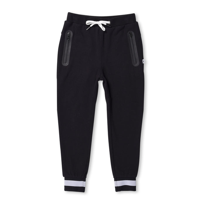 Minti Furry Sports Trackies (Black)