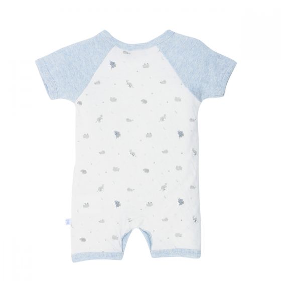 Bebe Aaron 'Kangaroo' S/S Wrap Romper