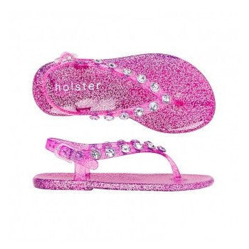 Holster Kids Glitter Daydream (Clear Pink Glitter)