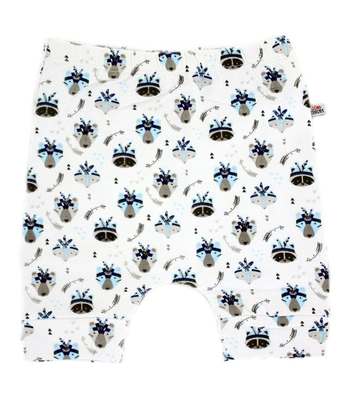 Little Circus Tribal Animal Drop Shorts