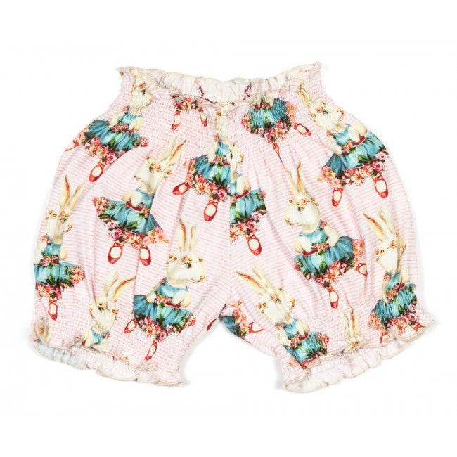 Little Wings Shirred Bloomers - Ballet Bunny