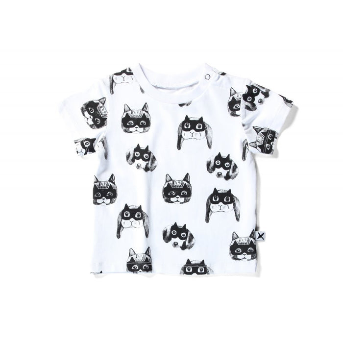 Animal Heroes Domed Tee (Wh)