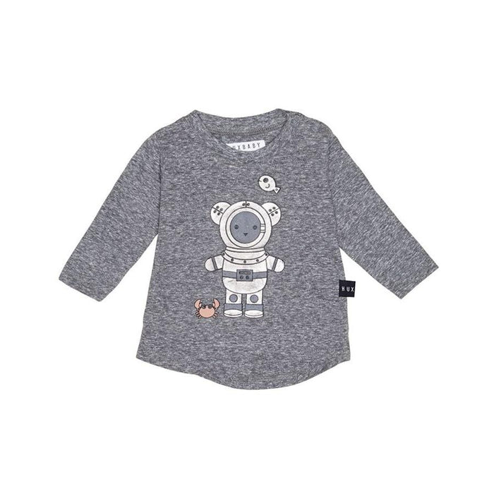 Huxbaby Deep Sea Diver LS Top (Charcoal Slub)