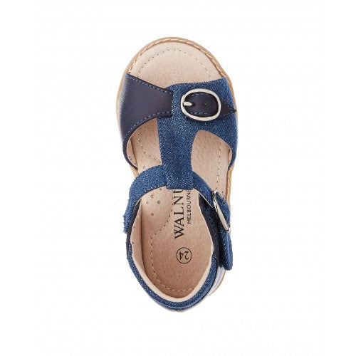 Walnut Rocket Canvas Sandal (Denim Navy)